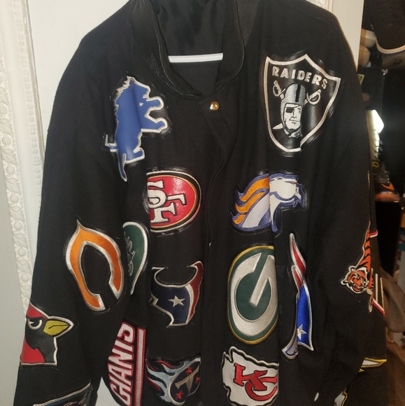 NFL all logos jacket - Picture 2 of 2
